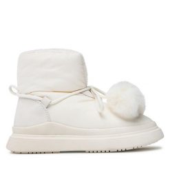 Śniegowce DeeZee. Brązowe śniegowce dziewczęce DeeZee, bez zapięcia. Za 111.99 zł.