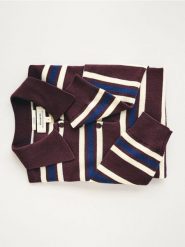 Wełniany sweter polo - wielobarwny. Swetry damskie Reserved, l, bez wzorów, z dzianiny, bez kołnierzyka, bez ramiączek, bez kaptura. Za 219.99 zł.