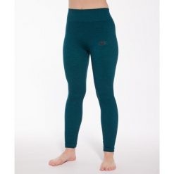 Legginsy damskie Brubeck JOGA MERINO. Zielone legginsy damskie Brubeck, bez wzorów. Za 199.99 zł.