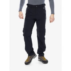 Spodnie z odpinanymi nogawkami Vaude Farley Stretch T-Zip Pants III. Czarne spodnie materiałowe męskie Vaude, xl, bez wzorów, trekkingowe. Za 440.99 zł.