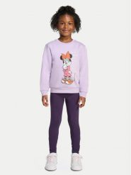 Adidas Komplet bluza i legginsy Disney Minnie Mouse KB7314 Fioletowy Regular Fit. Fioletowe bluzy dla dziewczynek Adidas, bez wzorów, z syntetyku, bez ramiączek, bez kaptura. Za 189.99 zł.