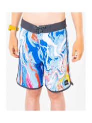 Spodenki surfingowe chłopięce Rip Curl Mirage Resinate-Boy Granatowy. Niebieskie kąpielówki dla chłopców Rip Curl, bez wzorów, z tkaniny. Za 115.00 zł.