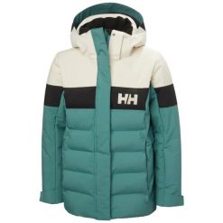 Dziewczęca kurtka narciarska Helly Hansen Diamond. Niebieskie kurtki i płaszcze dla dziewczynek Helly Hansen, na lato, bez wzorów, z poliesteru, długie, bez kaptura. Za 791.00 zł.