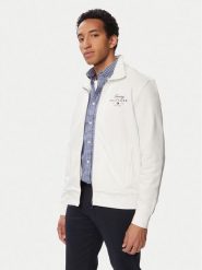 Tommy Hilfiger Bluza Script Stack MW0MW43219 Biały Regular Fit. Białe bluzy męskie Tommy Hilfiger, m, bez wzorów, z bawełny, bez kaptura. Za 489.99 zł.