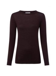 Brookshire Sweter z dzianiny merino Kobiety Wełna brązowy, L. Brązowe swetry damskie brookshire, l, bez wzorów, z dzianiny, klasyczne, bez kołnierzyka, bez ramiączek, bez kaptura. Za 249.95 zł.