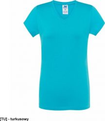 JHK TSRLCMFP - Bluzka z krótkim rękawem - turkusowy 2XL. Niebieskie bluzki damskie JHK, xl, bez wzorów, bez kołnierzyka. Za 15.16 zł.