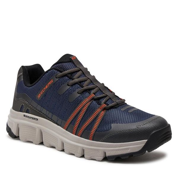 Sneakersy Skechers. Niebieskie trampki i tenisówki chłopięce Skechers, bez wzorów, bez zapięcia. Za 217.99 zł.