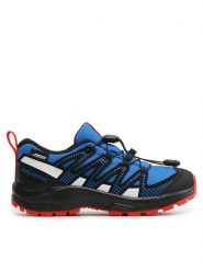 Salomon Buty do biegania Xa Pro V8 Cswp J 471262 09 W0 Niebieski. Niebieskie buty sportowe chłopięce Salomon, bez wzorów, z materiału, bez zapięcia, do biegania. Za 239.99 zł.