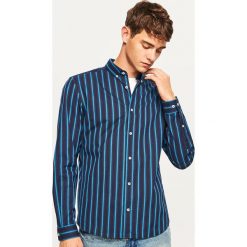 Koszula regular fit w paski - Niebieski. Koszule męskie marki Reserved. Za 89.99 zł.