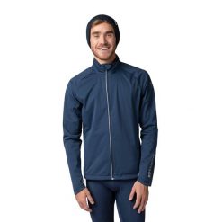 Kurtka męska Rossignol Poursuite. Niebieskie kurtki sportowe męskie Rossignol, na zimę, m, bez wzorów, narciarskie. Za 649.99 zł.