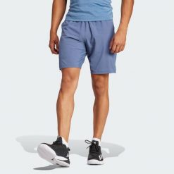 Szorty Tennis Ergo. Czarne krótkie spodenki sportowe męskie Adidas, m, bez wzorów, z materiału, tenisowe. Za 249.00 zł.