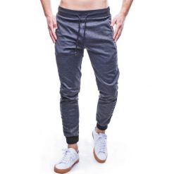 Spodnie męskie dresowe Recea. Spodnie sportowe męskie Recea, l, bez wzorów, z bawełny. W wyprzedaży za 29.99 zł.
