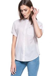 DAMSKA KOSZULA MATERIAŁOWA WRANGLER SUMMER SHIRT LAVENDAR HAZE W5R71YP14 112130319. Bluzki damskie Wrangler, s, bez wzorów, z materiału, bez kołnierzyka, bez ramiączek. Za 129.99 zł.