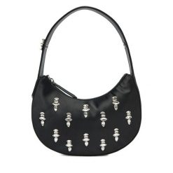 Torebka KARL LAGERFELD. Czarne torebki do ręki damskie KARL LAGERFELD, bez wzorów, klasyczne, bez dodatków. Za 699.99 zł.