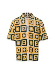 BLKVIS koszula casual Mężczyźni Regular Fit Bawełna żółty, M. Żółte koszule męskie BLKVIS, m, bez wzorów, z bawełny, casualowe, bez kołnierzyka, bez ramiączek. Za 279.95 zł.