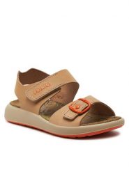 Primigi Sandały 5897100 S Beżowy. Brązowe sandały chłopięce Primigi, ze skóry, bez zapięcia. Za 249.99 zł.