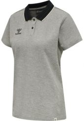 Damska koszulka polo Hummel Move. Szare koszulki sportowe damskie Hummel, l, bez wzorów, z bawełny, bez kołnierzyka, bez ramiączek, do piłki nożnej. Za 129.00 zł.
