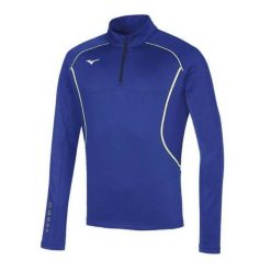 Bluza premium Mizuno JPN warmer. Białe bluzy męskie Mizuno, bez wzorów, bez kaptura. W wyprzedaży za 232.00 zł.