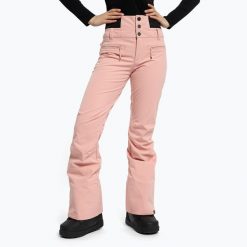 Spodnie narciarskie damskie Roxy Rising High Shell Snow. Czerwone spodnie materiałowe damskie Roxy, na zimę, xl, bez wzorów, sportowe, narciarskie. Za 470.00 zł.