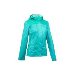 Kurtka turystyczna MH100 WTP damska. Kurtki damskie marki QUECHUA. W wyprzedaży za 89.99 zł.