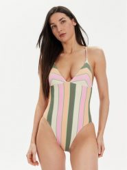 Roxy Strój kąpielowy Vista Stripe One Piece ERJX103639 Kolorowy. Kostiumy jednoczęściowe damskie Roxy, xl, bez wzorów, z syntetyku, sportowe, żeglarskie. Za 249.99 zł.