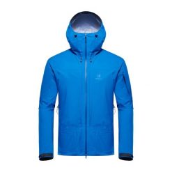 Kurtka turystyczna męska Blackyak HARIANA Gore-Tex przeciwdeszczowa. Niebieskie kurtki męskie BLACK YAK, m, bez wzorów, z gore-texu, wspinaczkowe, gore-tex. Za 699.99 zł.