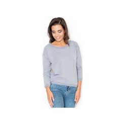 Bluza K235 Szary. Bluzy damskie marki Katrus. Za 89.00 zł.