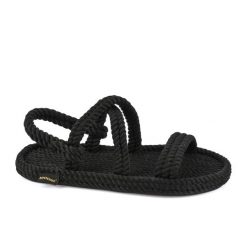 Sandały damskie Bahamas. Brązowe sandały damskie Aulp, bez wzorów, z kauczuku, bez obcasa, bez zapięcia. Za 349.99 zł.