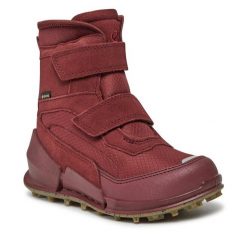 Śniegowce ECCO. Czerwone buty zimowe dziewczęce ecco, bez zapięcia. Za 669.99 zł.