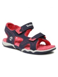 Timberland Sandały Adventure Seeker 2 Strap TB0A1AAS019 Granatowy. Niebieskie sandały chłopięce Timberland, ze skóry, bez zapięcia. Za 159.99 zł.