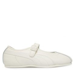 Baleriny Puma. Białe baleriny damskie Puma, bez wzorów, bez obcasa. Za 329.99 zł.