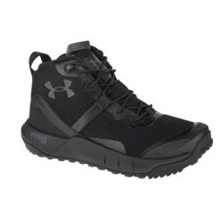 Buty trekkingowe męskie, Under Armour Micro G Valsetz Mid. Czarne trekkingi męskie Under Armour, trekkingowe. Za 499.99 zł.