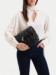 Eva Minge Torebka EO-KY-357 Czarny. Czarne torebki do ręki damskie Eva Minge, bez wzorów, ze skóry, bez dodatków. Za 279.99 zł.