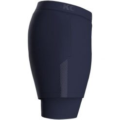Szorty 2 w 1 Jako Power. Niebieskie szorty sportowe damskie Jako, na lato, bez wzorów, sportowe. Za 304.50 zł.