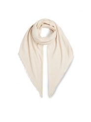 Calvin Klein Chusta Monogram Jacquard Scarf K60K608779 Biały. Białe czapki i kapelusze damskie Calvin Klein, bez wzorów, z materiału. Za 239.99 zł.