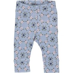 Legginsy wełniane w kolorze błękitno-jasnoróżowym. Legginsy dla dziewczynek marki name it girls. W wyprzedaży za 49.95 zł.