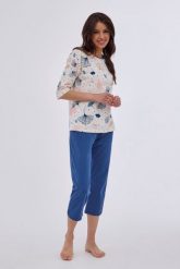 Cornette Piżama damska 147/390 Selena 3/4 3XL 4XL. Piżamy damskie Cornette, xl, bez wzorów, bez ramiączek. Za 179.70 zł.