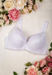 Biały Biustonosz Full Cap Ozdobiony Koronką z Odpinanymi Ramiączkami Rillana. Białe biustonosze Renee, bez wzorów, z koronki. Za 19.99 zł.