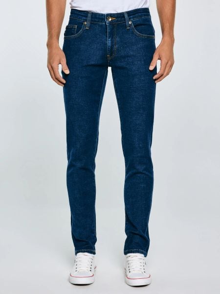 Jeansy męskie skinny granatowe Jeffray 663. Niebieskie jeansy męskie Big Star, eleganckie. Za 299.99 zł.
