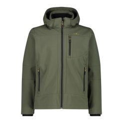 Kurtka Softshell Softshell Rozmiar 3XL Zielony - 3A01787N-E319. Zielone kurtki snowboardowe męskie CMP, m, bez wzorów, z materiału, długie, z kapturem, narciarskie. Za 369.75 zł.
