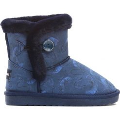 Granatowe Śniegowce Stormily. Buty zimowe dziewczęce marki Born2be. Za 79.99 zł.