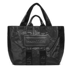 Torebka Hunter. Czarne torebki do ręki damskie Hunter, bez wzorów, bez dodatków. Za 219.99 zł.