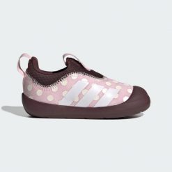 Buty ADIDAS MONOFIT MINNIE I Rose. Białe obuwie sportowe damskie Adidas, bez wzorów, z materiału, na fitness i siłownię. Za 199.00 zł.