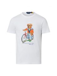 Polo Ralph Lauren Koszulka Mężczyźni Bawełna biały, M. Białe koszulki polo męskie Polo Ralph Lauren, m, bez wzorów, z bawełny, bez ramiączek. Za 449.95 zł.