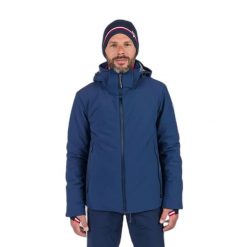 Kurtka narciarska Rossignol Cieloalto. Niebieskie kurtki męskie Rossignol, na zimę, m, bez wzorów, sportowe, bez kaptura. Za 2,271.00 zł.