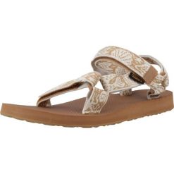 Sandały TEVA W ORIGINAL UNIVERSAL Jasnobrązowy. Brązowe sandały damskie Teva, bez wzorów, z tkaniny, bez obcasa, bez zapięcia. Za 255.99 zł.