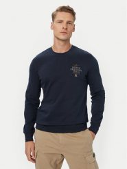 Aeronautica Militare Longsleeve 262TS2574UJ00703 Granatowy Regular Fit. Niebieskie bluzki z długim rękawem męskie Aeronautica Militare, m, bez wzorów, z bawełny, bez kołnierzyka. Za 344.99 zł.