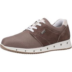 Skórzane sneakersy w kolorze szarobrązowym. Trampki męskie Buty na każdą okazję. W wyprzedaży za 298.95 zł.