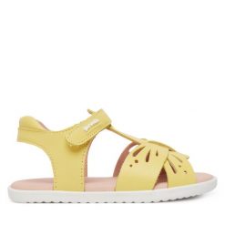Sandały Garvalin. Żółte sandały dziewczęce Garvalin, bez zapięcia. Za 219.99 zł.