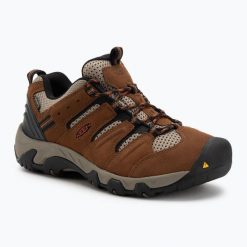 Buty trekkingowe męskie KEEN Headout Waterproof. Brązowe trekkingi męskie Keen. Za 409.99 zł.